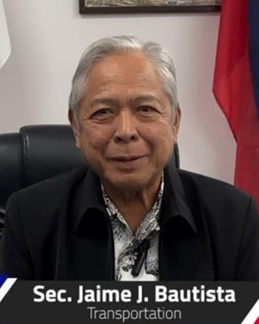 Jaime J. Bautista　　<br>　フィリピン共和国運輸 大臣